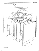 Part Location Diagram of 33-9362 Whirlpool CABINET TOP