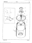 TUB (REV. A) Diagram and Parts List for W26D6A  Magic Chef Washer