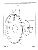 HEATER Diagram and Parts List for DE25D6AM  Admiral Dryer