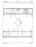 CONTROL PANEL Diagram and Parts List for DE25D6AM  Admiral Dryer