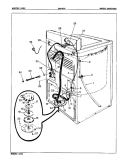 WATER CARRYING Diagram and Parts List for GW18G1A  Maytag Washer