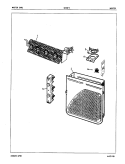 HEATER (REV. J - K) Diagram and Parts List for DE20F5  Admiral Dryer