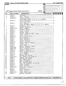Ice And Water Dispenser Page 2 Diagram and Parts List for 24712  Maytag Refrigerator
