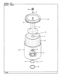 TUB (REV. J - N) Diagram and Parts List for AW20K2A  Admiral Washer