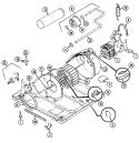 MOTOR & DRIVE (LDEA200ACE / ACM) Diagram and Parts List for LDEA200ACE  Admiral Dryer