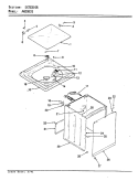 EXTERIOR Diagram and Parts List for AW20K3WS  Admiral Washer