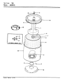 TUB Diagram and Parts List for AW20K3AS  Admiral Washer