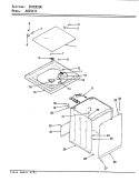 EXTERIOR Diagram and Parts List for AW25K3WS  Admiral Washer