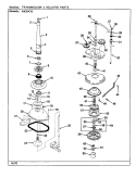 TRANSMISSION (REV. A - E) Diagram and Parts List for AW26K3HS  Admiral Washer
