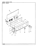 CONTROL PANEL (REV. A - E) Diagram and Parts List for AW26K3HS  Admiral Washer