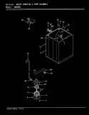 WATER CARRYING & PUMP ASSY. (REV. A - D) Diagram and Parts List for AW20M1A  Admiral Washer