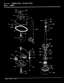 TRANSMISSION (ORIG / REV. A - D) Diagram and Parts List for AW20M1A  Admiral Washer