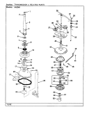TRANSMISSION (REV. G - L) Diagram and Parts List for AW20M1A  Admiral Washer