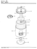 TUB (ORIG) Diagram and Parts List for AW20L4WS  Admiral Washer