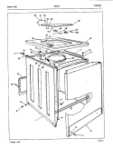 Part Location Diagram of 35-0063 Whirlpool CABINET TOP