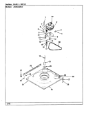 BASE & DRIVE Diagram and Parts List for AW25K3WSX  Admiral Washer