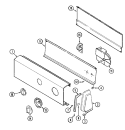 CONTROL PANEL Diagram and Parts List for W224LV  Magic Chef Washer