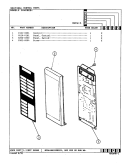 CONTROL SYSTEM Diagram and Parts List for MA15E-5  Admiral Microwave