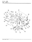 BASE Diagram and Parts List for MA15E-5  Admiral Microwave