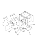 TURNTABLE Diagram and Parts List for MA41D-10P  Admiral Microwave