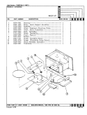 TURNTABLE Diagram and Parts List for MA41F-14T  Admiral Microwave