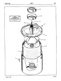TUB (REV. A - D) Diagram and Parts List for GW20F6A  Maytag Washer