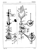TRANSMISSION (REV. A - D) Diagram and Parts List for GW20F6A  Maytag Washer