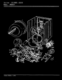 CYLINDER & DRIVE (REV. A - D) Diagram and Parts List for ADE20L4W  Admiral Dryer