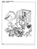 CYLINDER & DRIVE Diagram and Parts List for ADG20L4W  Admiral Dryer
