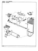 GAS CARRYING Diagram and Parts List for ADG20L4W  Admiral Dryer