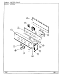 Part Location Diagram of 35-2749 Whirlpool Washer Timer