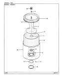 TUB Diagram and Parts List for AW20M2V  Admiral Washer