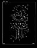 TOP Diagram and Parts List for AW20M3SV  Admiral Washer
