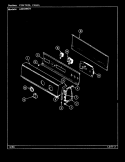 Part Location Diagram of 53-2361 Whirlpool CONTROL PANEL