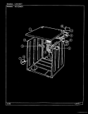CABINET Diagram and Parts List for ADG20M3V  Admiral Dryer
