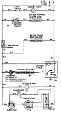 WIRING INFORMATION Diagram and Parts List for GT15A63A  Admiral Refrigerator
