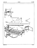 ICE MAKER Diagram and Parts List for INT21D8A 5A77A Admiral Refrigerator