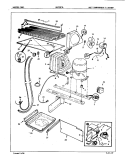 UNIT COMPARTMENT & SYSTEM Diagram and Parts List for DNT22F9 5B43A Admiral Refrigerator