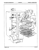 FREEZER COMPARTMENT Diagram and Parts List for NDNS229JA 8N44A Maytag Refrigerator