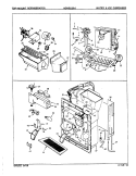 WATER & ICE DISPENSER Diagram and Parts List for NDNS229JA 8N44A Maytag Refrigerator