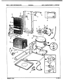 UNIT COMPARTMENT & SYSTEM Diagram and Parts List for NNS228JA 8L37A Maytag Refrigerator