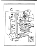 FREEZER COMPARTMENT Diagram and Parts List for NNS228JA 8L37A Maytag Refrigerator