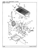 UNIT COMPARTMENT & SYSTEM Diagram and Parts List for NT21L6A CA77A Admiral Refrigerator