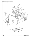 OPTIONAL ICE MAKER KIT Diagram and Parts List for NT21L6A CA77A Admiral Refrigerator