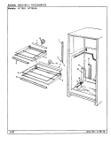 SHELVES & ACCESSORIES Diagram and Parts List for NT19L9 CA61A Admiral Refrigerator