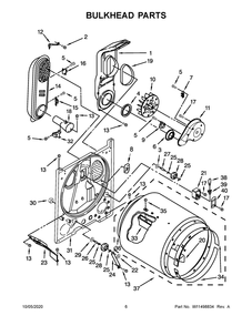 Part Location Diagram of W11685121 Whirlpool BIN-FREEZR