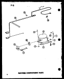 MACHINE COMPARTMENT PARTS Diagram and Parts List for CD-10B P6033092W Amana Freezer
