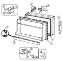 FREEZER DOOR Diagram and Parts List for NT153NA  Maytag Refrigerator
