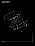 Part Location Diagram of WP31001484 Whirlpool Dryer Timer Resistor Assembly