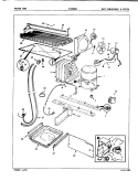 UNIT COMPARTMENT & SYSTEM Diagram and Parts List for NT23B8SVA 5A78A Admiral Refrigerator